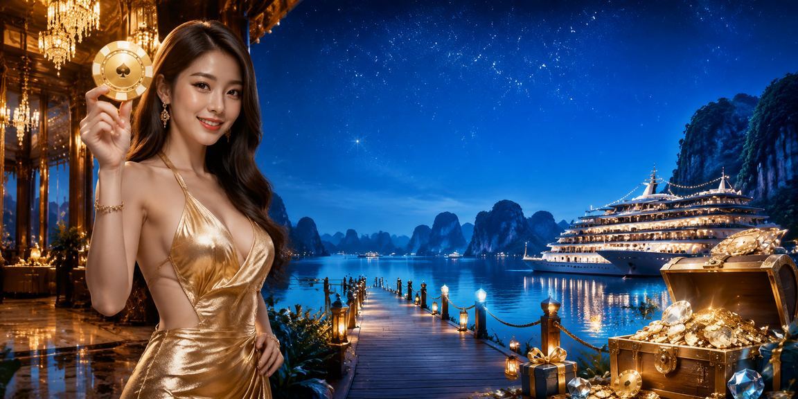 Khung cảnh Vịnh Hạ Long với người dùng Việt Nam tận hưởng giải trí thể thao trực tuyến