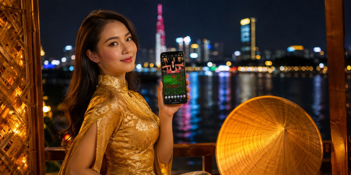 Người dùng TP.HCM truy cập xsbm trên điện thoại di động với giao diện tiếng Việt